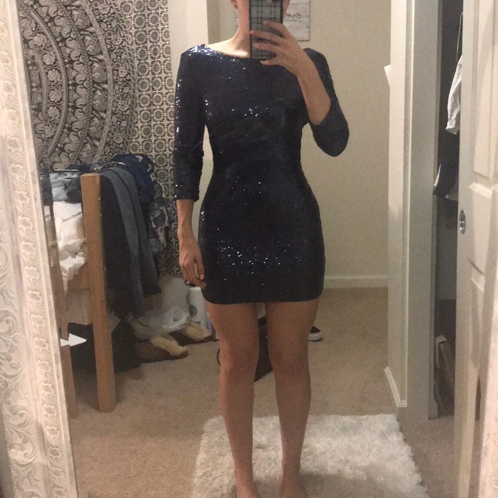 TOBI BLUE DRESS